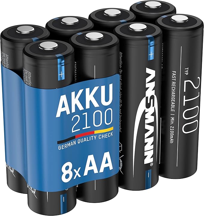 ansmann 电池 aa 2100 mah 镍氢电池 1.